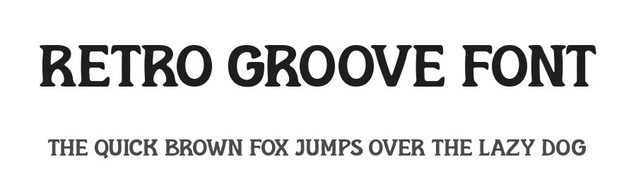 Retro Groove Font by keithzo — Display Font
