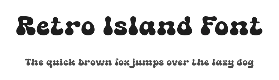 Retro Island Font by grezlinestudio — Decorative Font