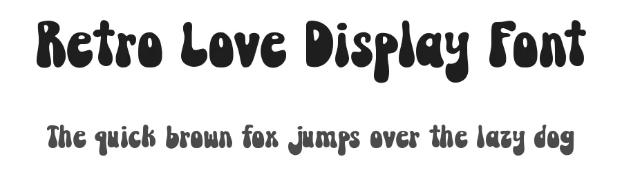Retro Love Display Font by MasyafiStudio — Display Font