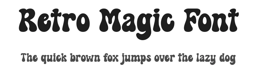 Retro Magic Font by keithzo — Display Font