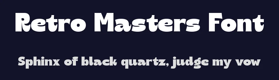 Retro Masters Font by timelesstype.co — Display Font — thumbnail 2