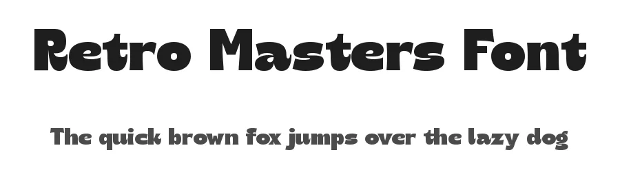 Retro Masters Font by timelesstype.co — Display Font