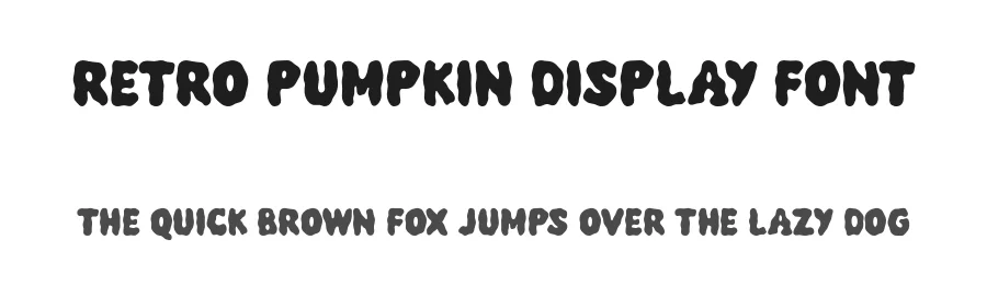 Retro Pumpkin Display Font by Siapgraph — Display Font