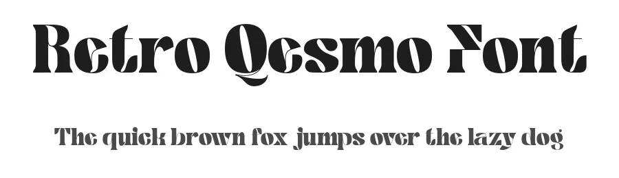 Retro Qesmo Font by Nirmana Visual — Display Font