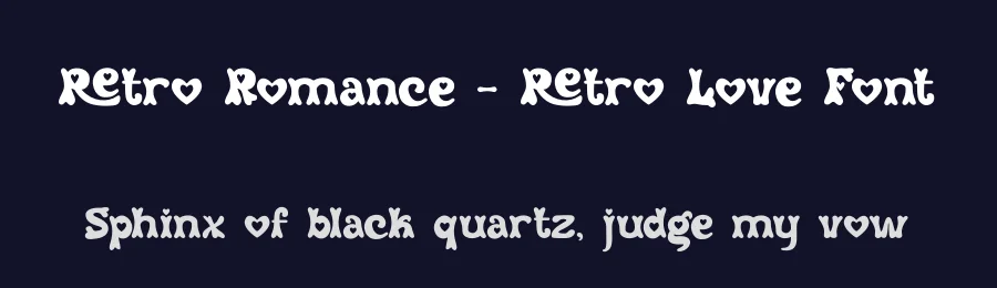 Retro Romance – Retro Love Font by PutraCetol Studio — Display Font — thumbnail 2