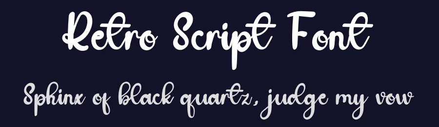 Retro Script Font by inermediaSTUDIO — Script Handwritten Font — thumbnail 2