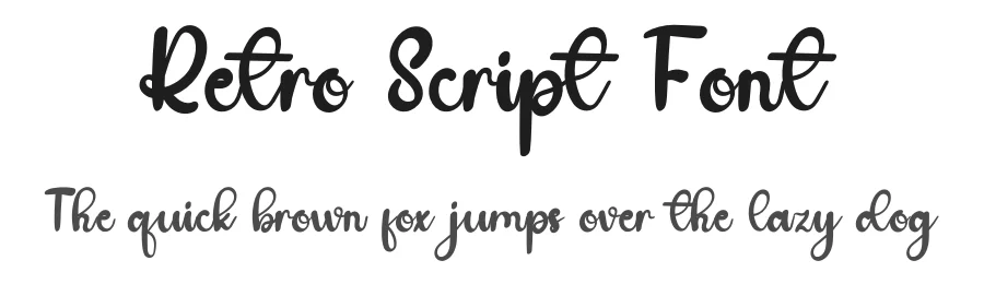 Retro Script Font by inermediaSTUDIO — Script Handwritten Font