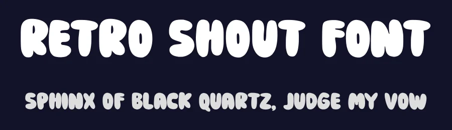 Retro Shout Font by Nadiratype — Display Font — thumbnail 2