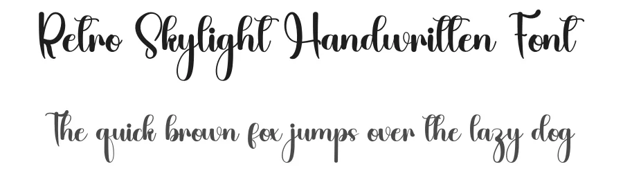 Retro Skylight Handwritten Font by inermediaSTUDIO — Script Handwritten Font