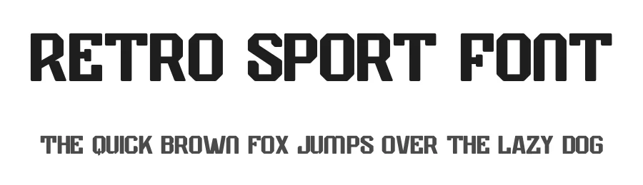 Retro Sport Font by Nirmana Visual — Display Font