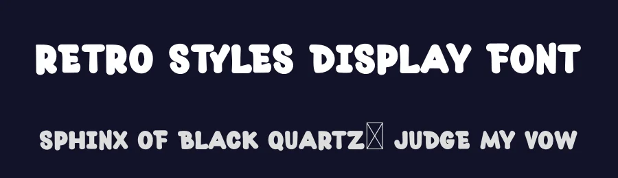 Retro Styles Display Font by freshtypeink — Decorative Font — thumbnail 2