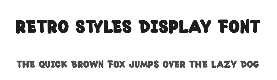 Retro Styles Display Font by freshtypeink — Decorative Font