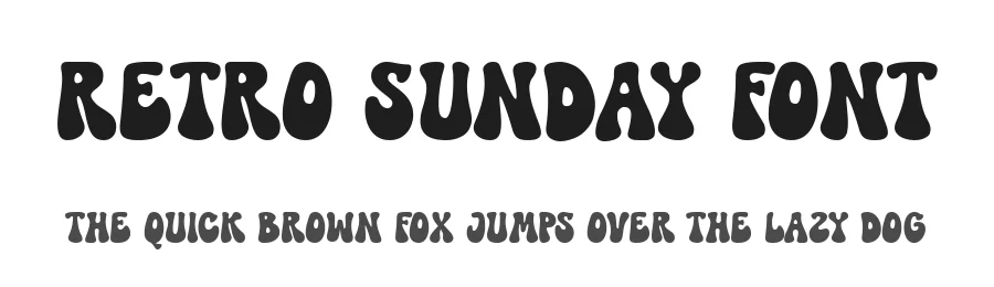 Retro Sunday Font by keithzo — Script Handwritten Font