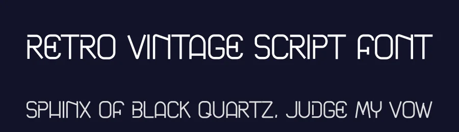 Retro Vintage Script Font by andikastudio — Display Font — thumbnail 2