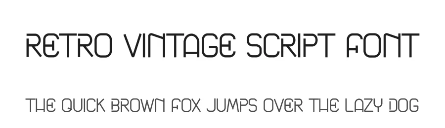Retro Vintage Script Font by andikastudio — Display Font