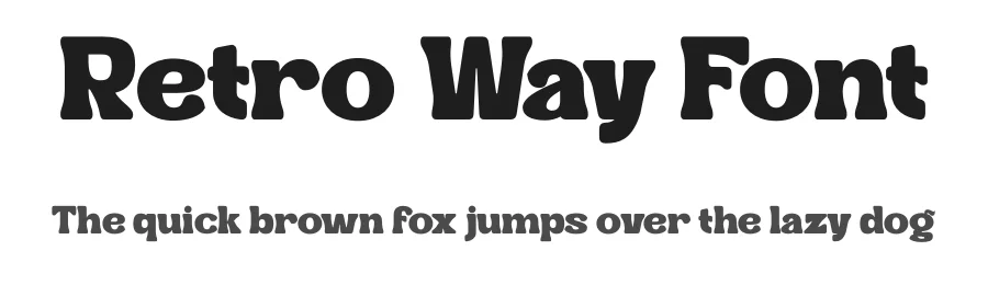 Retro Way Font by Nirmana Visual — Display Font