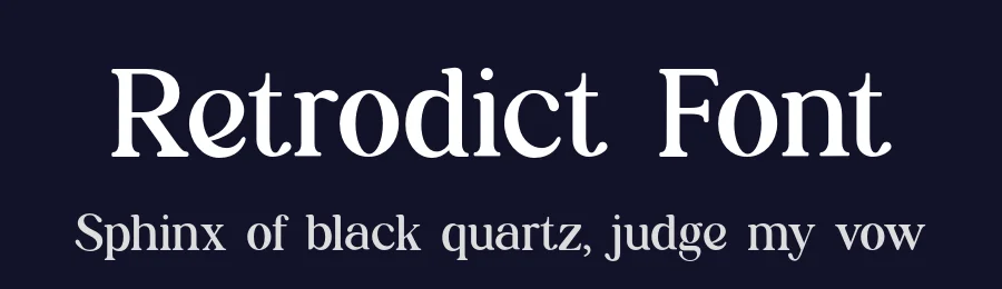 Retrodict Font by UICreative — Serif Font — thumbnail 2
