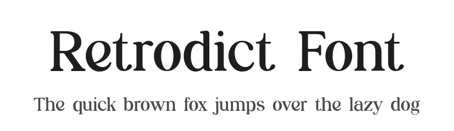 Retrodict Font by UICreative — Serif Font