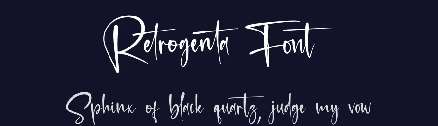 Retrogenta Font by afterpaper — Script Handwritten Font — thumbnail 2