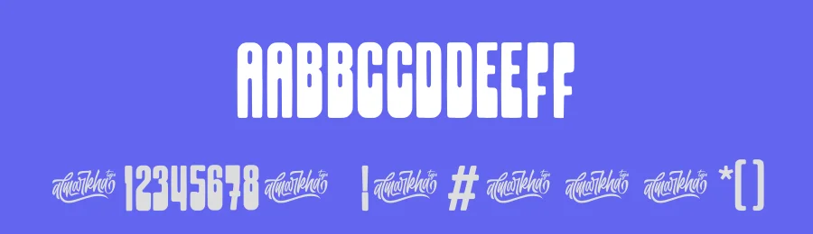 Retrohols Display Font by Almarkhatype — Display Font — thumbnail 3