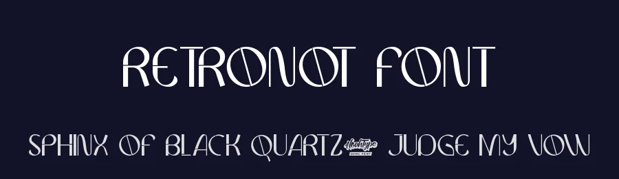 Retronot Font by noahtype — Display Font — thumbnail 2