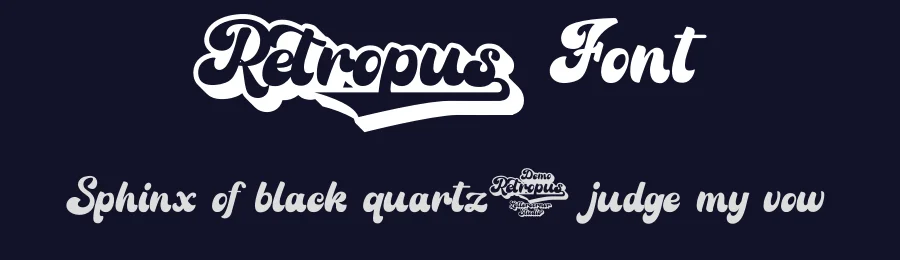 Retropus Font by Mevricks Studio — Script Handwritten Font — thumbnail 2