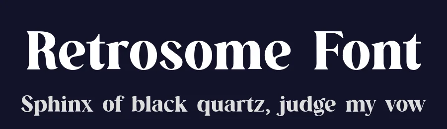Retrosome Font by UICreative — Serif Font — thumbnail 2