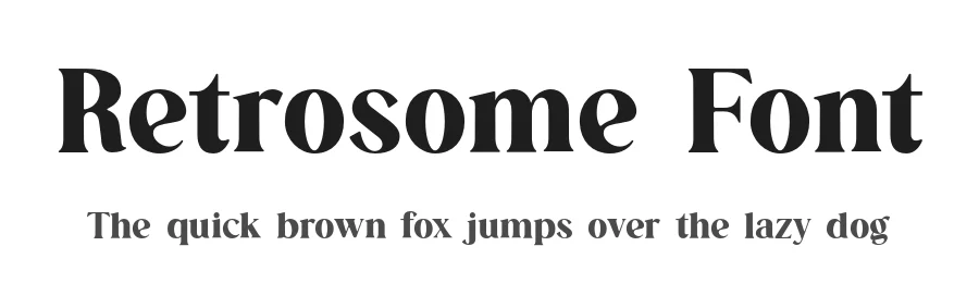 Retrosome Font by UICreative — Serif Font