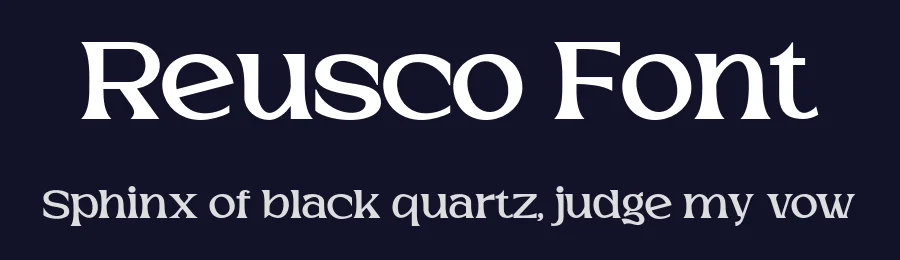 Reusco Font by tebaltipiss — Serif Font — thumbnail 2