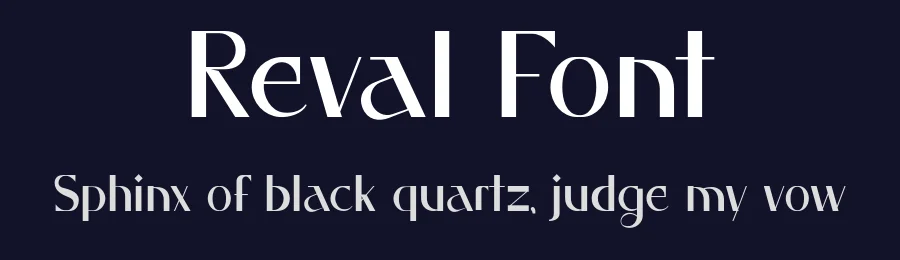 Reval Font by AndrewPixel — Sans Serif Font — thumbnail 2