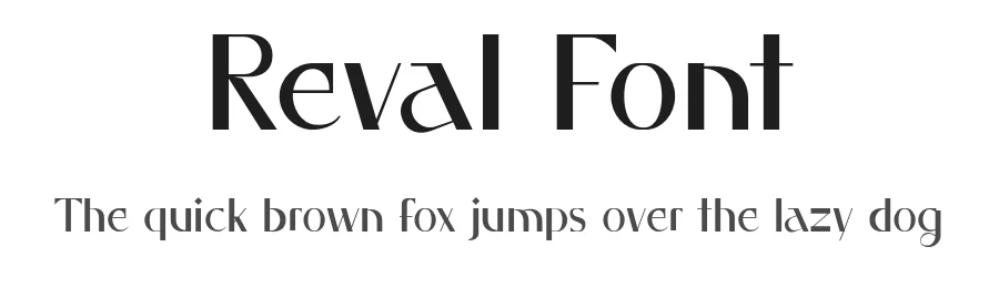 Reval Font by AndrewPixel — Sans Serif Font