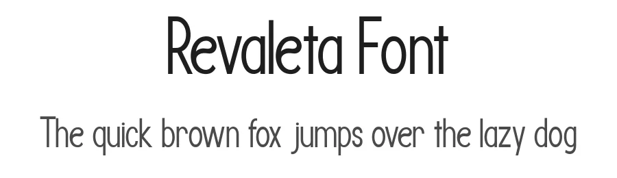Revaleta Font by Flawless And Co — Sans Serif Font