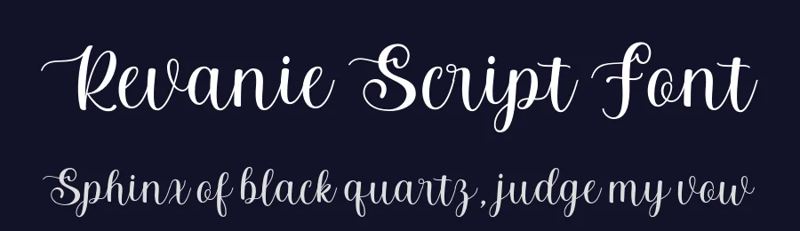 Revanie Script Font by stripesstudio — Script Handwritten Font — thumbnail 2
