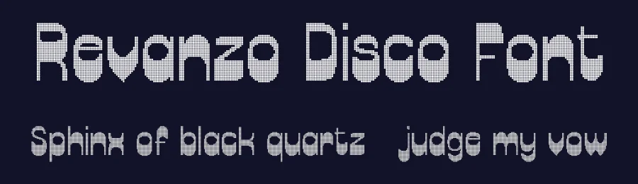 Revanzo Disco Font by craftsupplyco — Display Font — thumbnail 2