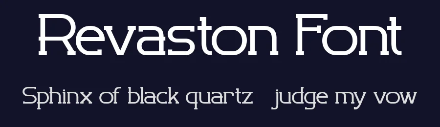 Revaston Font by Flawless And Co — Slab Serif Font — thumbnail 2