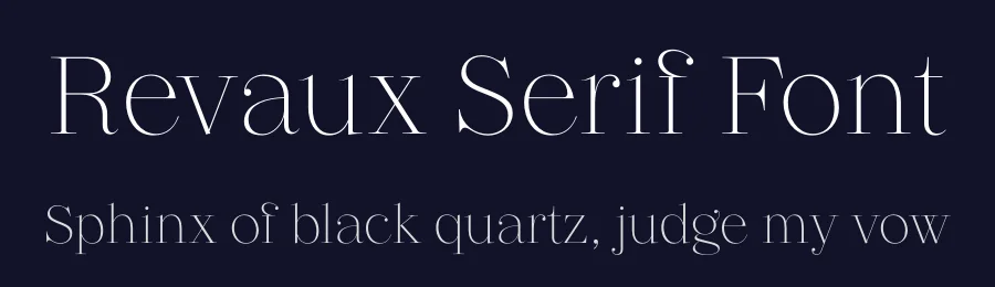 Revaux Serif Font by Wahyu and Sani Co. — Serif Font — thumbnail 2