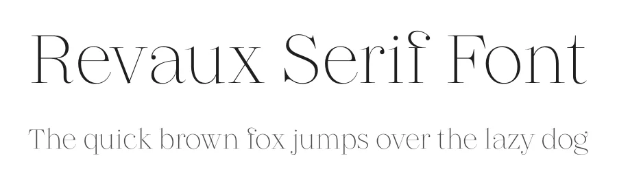 Revaux Serif Font by Wahyu and Sani Co. — Serif Font