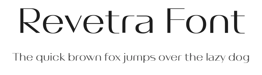 Revetra Font by Giulia Boggio β Sans Serif Font