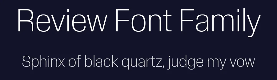 Review Font Family by Berton Hasebe — Sans Serif Font — thumbnail 2