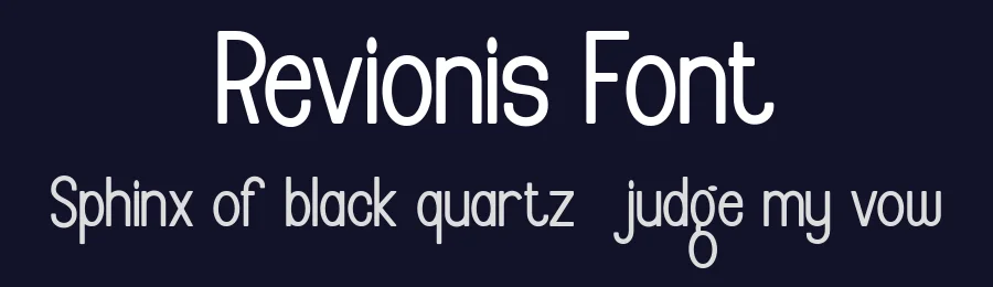 Revionis Font by Flawless And Co — Sans Serif Font — thumbnail 2
