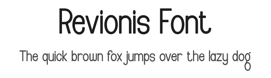 Revionis Font by Flawless And Co — Sans Serif Font