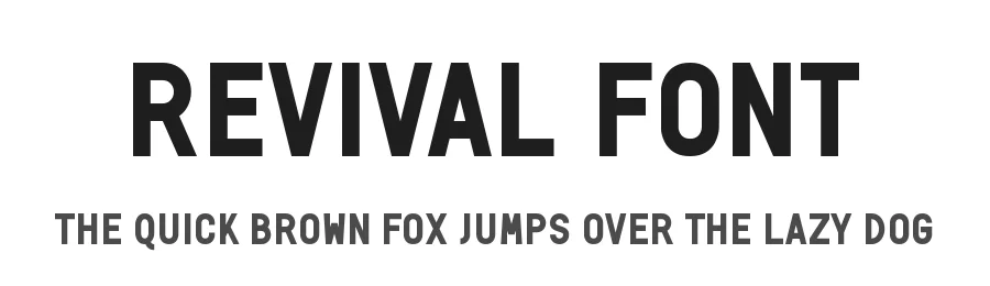 Revival Font by LJ-Design Studios — Display Font