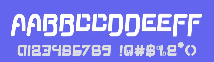 Revoinex Display Font by Dhabee — Display Font — thumbnail 3