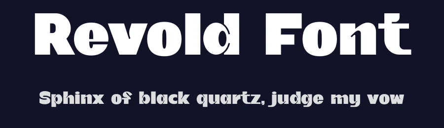 Revold Font by BarakaType — Sans Serif Font — thumbnail 2