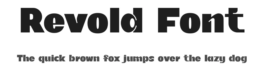 Revold Font by BarakaType — Sans Serif Font