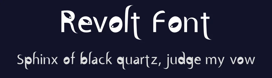 Revolt Font by khalwastudio — Display Font — thumbnail 2