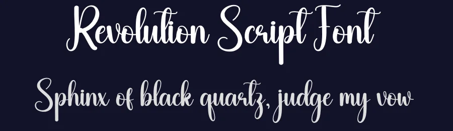 Revolution Script Font by creativeletter — Script Handwritten Font — thumbnail 2
