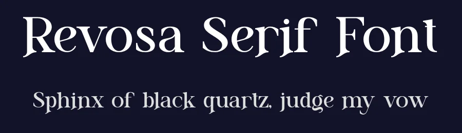 Revosa Serif Font by ErmediaStudio — Serif Font — thumbnail 2
