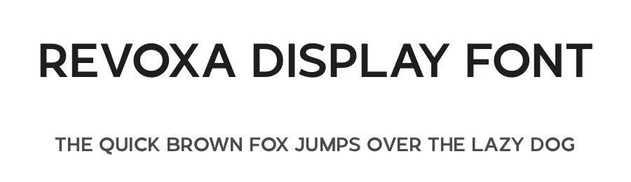 Revoxa Display Font by Almarkhatype Studio — Display Font