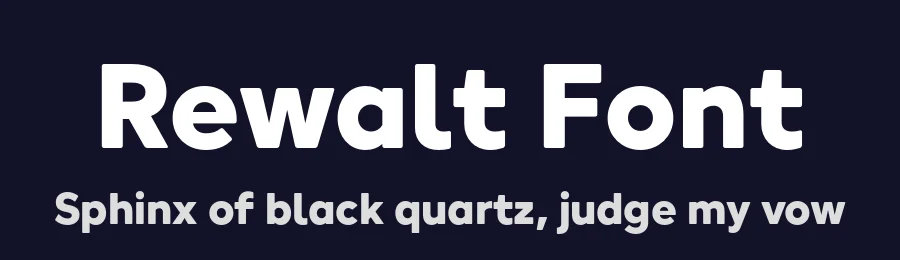 Rewalt Font by NicolassFonts — Sans Serif Font — thumbnail 2